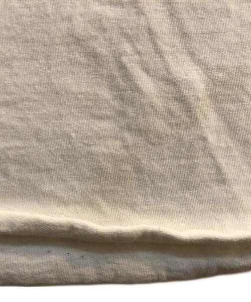 Hysteric Glamour（ヒステリックグラマー）Hysteric Glamour (ヒステリックグラマー) ラグラン7分袖カットソー ホワイト×ブルー サイズ:Lの古着・服飾アイテム