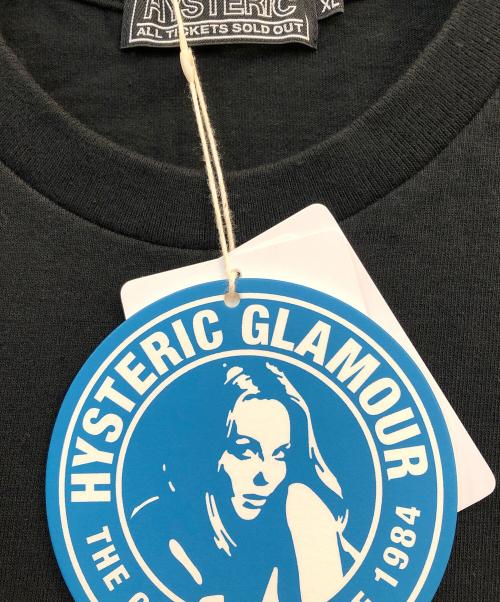Hysteric Glamour（ヒステリックグラマー）Hysteric Glamour (ヒステリックグラマー) プリントTシャツ ブラック サイズ:XL 未使用品の古着・服飾アイテム