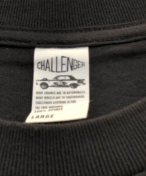 CHALLENGER（チャレンジャー）CHALLENGER (チャレンジャー) プリントTシャツ ブラック サイズ:LARGEの古着・服飾アイテム
