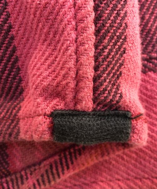 OUTERKNOWN X RHC（アウターノウン）OUTERKNOWN X RHC (アウターノウン) 10 years Washed Blanket Shirt ピンク サイズ:LARGEの古着・服飾アイテム