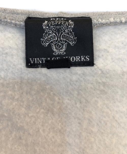 RED PEPPER（レッドペッパ）RED PEPPER (レッドペッパ) ジップパーカー グレー サイズ:Mの古着・服飾アイテム