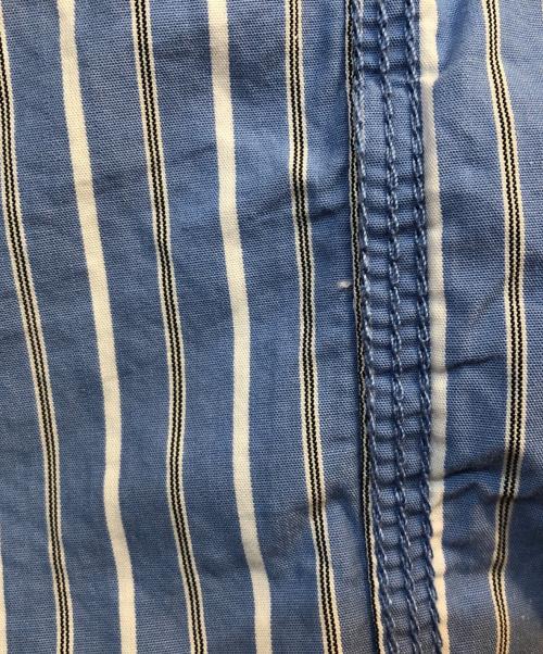 CAHLUMN（カウラム）CAHLUMN (カウラム) 半袖シャツ ブルー×ホワイト サイズ:Lの古着・服飾アイテム