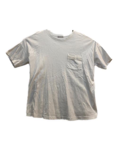 MONCLER（モンクレール）MONCLER (モンクレール) 半袖カットソー ホワイト サイズ:表記なしの古着・服飾アイテム