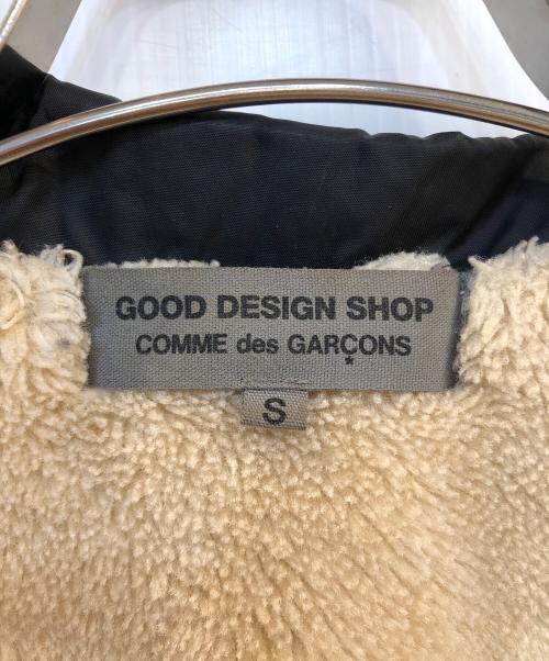 GOOD DESIGN SHOP COMME des GARCONS（グッドデザインショップ コムデギャルソン）GOOD DESIGN SHOP COMME des GARCONS (グッドデザインショップ コムデギャルソン) 裏ボアジャケット ブラック サイズ:Sの古着・服飾アイテム