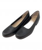 MARGARET HOWELL ideaマーガレット ハウエル アイディア）の古着「ヒールパンプス」｜ブラック