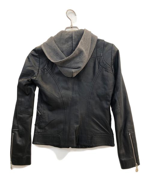 DOMA（ドマ）DOMA (ドマ) ダブルライダースジャケット ブラック サイズ:XSの古着・服飾アイテム