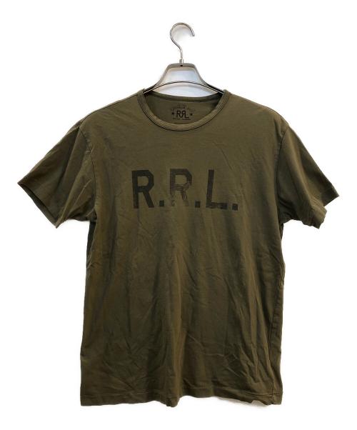 RRL（ダブルアールエル）RRL (ダブルアールエル) 半袖ロゴカットソー カーキ サイズ:Mの古着・服飾アイテム