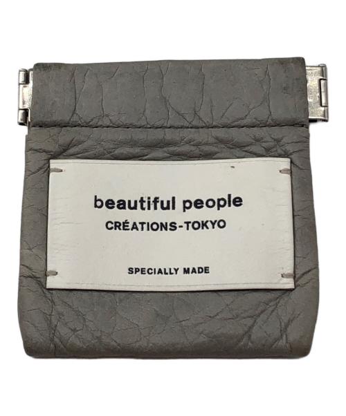 beautiful people（ビューティフルピープル）beautiful people (ビューティフルピープル) コインケース グレーの古着・服飾アイテム