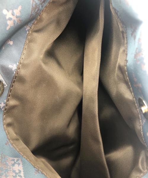 russet（ラシット）russet (ラシット) 2WAYショルダーバッグ ネイビー×ベージュの古着・服飾アイテム