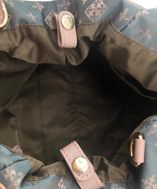 russet（ラシット）russet (ラシット) 2WAYショルダーバッグ ネイビー×ベージュの古着・服飾アイテム