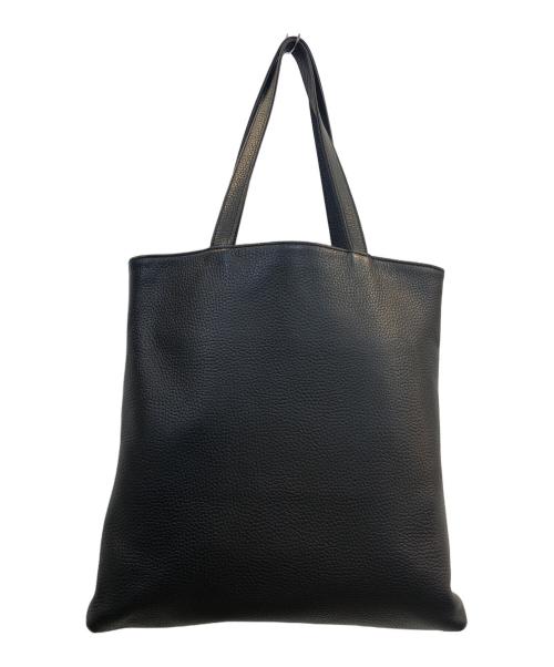 HushTug（ハッシュタグ）HushTug (ハッシュタグ) レザートートバッグ ブラックの古着・服飾アイテム