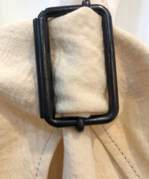 CEDRIC CHARLIER（セドリック シャルリエ）CEDRIC CHARLIER (セドリック シャルリエ) 切替ワンピース ホワイト×ベージュ サイズ:38の古着・服飾アイテム