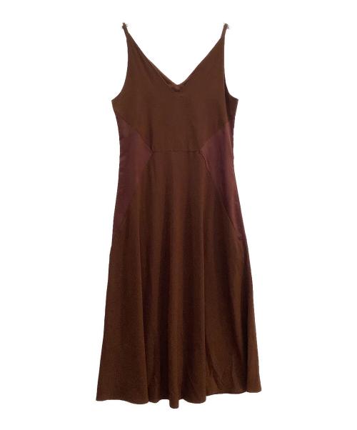 Bonsui（ボンスイ）Bonsui (ボンスイ) キャミソールワンピース ブラウン サイズ:記載無し 未使用品の古着・服飾アイテム