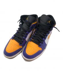 NIKE（ナイキ）の古着「AIR JORDAN 1 MID」｜パープル×イエロー