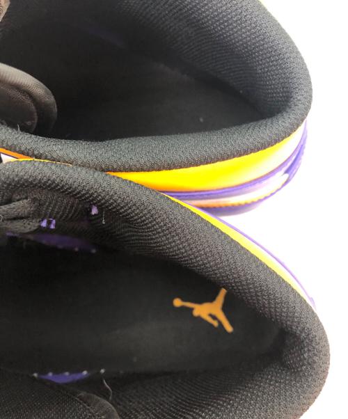 NIKE（ナイキ）NIKE (ナイキ) AIR JORDAN 1 MID パープル×イエロー サイズ:28.5㎝の古着・服飾アイテム