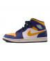 NIKE (ナイキ) AIR JORDAN 1 MID パープル×イエロー サイズ:28.5㎝：14000円