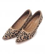 VIVAIAビバイア）の古着「パンプス」｜ベージュ×ブラック