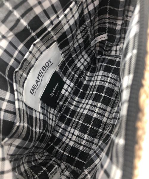 BEAMS BOY（ビームスボーイ）BEAMS BOY (ビームスボーイ) チェーンカゴショルダーバッグ ベージュ×ブラックの古着・服飾アイテム