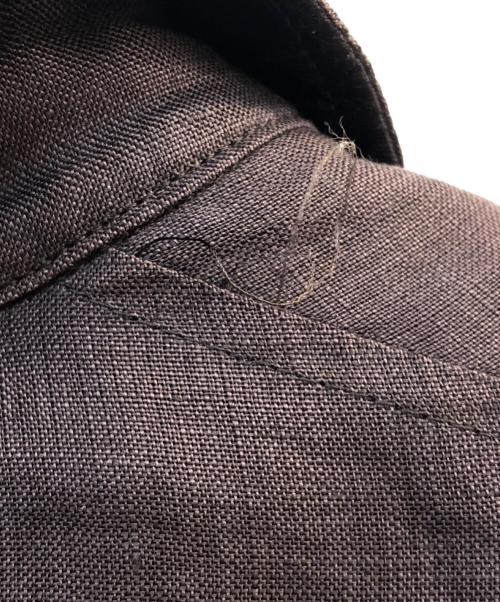 Y's（ワイズ）Y's (ワイズ) シャツジャケット ブラウン サイズ:3の古着・服飾アイテム