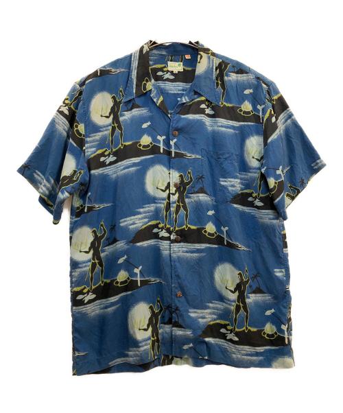 Sun Surf（サンサーフ）Sun Surf (サンサーフ) アロハシャツ ブルー サイズ:XLの古着・服飾アイテム