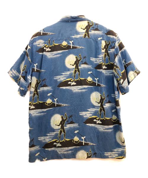 Sun Surf（サンサーフ）Sun Surf (サンサーフ) アロハシャツ ブルー サイズ:XLの古着・服飾アイテム