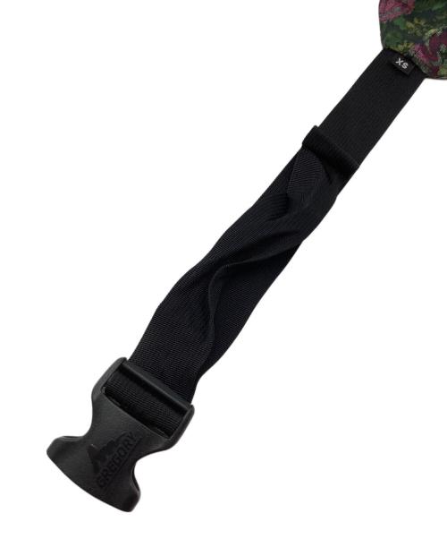 GREGORY（グレゴリー）GREGORY (グレゴリー) ウエストバッグ グリーン×パープルの古着・服飾アイテム