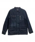 stussyステューシー）の古着「カバーオール」｜インディゴ