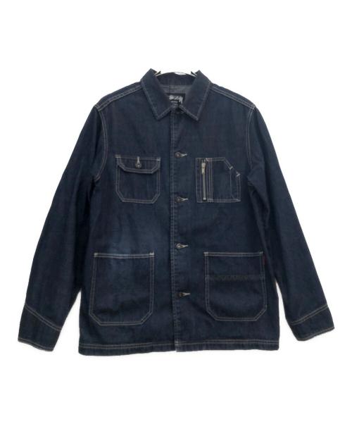 stussy（ステューシー）stussy (ステューシー) カバーオール インディゴ サイズ:Mの古着・服飾アイテム