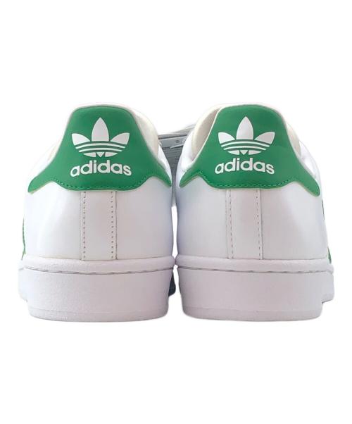 adidas（アディダス）adidas (アディダス) スニーカー SUPERSTAR NIGO BEAR ホワイト×グリーン サイズ:26.5㎝ 未使用品の古着・服飾アイテム