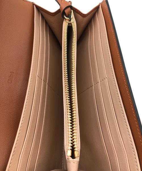 Chloe（クロエ）Chloe (クロエ) 長財布 ブラウンの古着・服飾アイテム