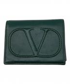 VALENTINO GARAVANIヴァレンティノ・ガラヴァーニ）の古着「2つ折り財布」｜グリーン