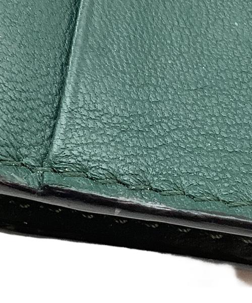 VALENTINO GARAVANI（ヴァレンティノ・ガラヴァーニ）VALENTINO GARAVANI (ヴァレンティノ・ガラヴァーニ) 2つ折り財布 グリーンの古着・服飾アイテム