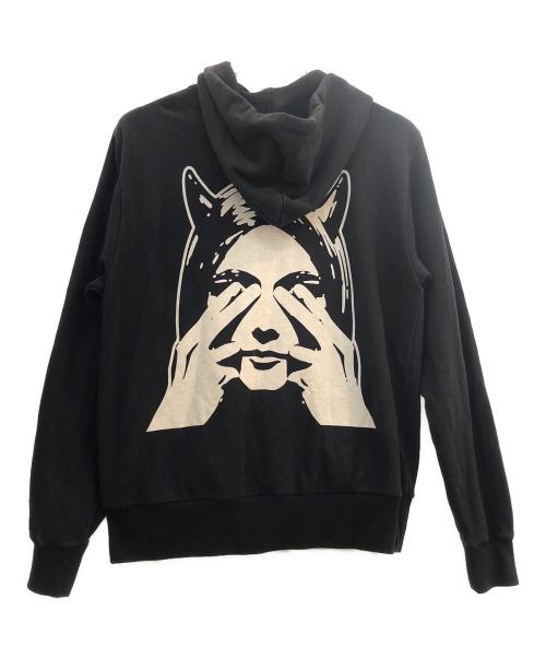 Hysteric Glamour（ヒステリックグラマー）Hysteric Glamour (ヒステリックグラマー) ジップパーカー ブラック サイズ:Lの古着・服飾アイテム