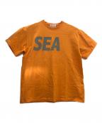 WIND AND SEAウィンダンシー）の古着「半袖カットソー」｜オレンジ