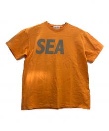 WIND AND SEA（ウィンダンシー）の古着「半袖カットソー」｜オレンジ