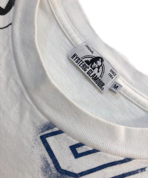 Hysteric Glamour（ヒステリックグラマー）Hysteric Glamour (ヒステリックグラマー) プリントカットソー ホワイト サイズ:Mの古着・服飾アイテム