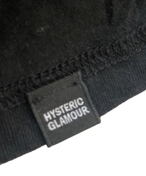 Hysteric Glamour（ヒステリックグラマー）Hysteric Glamour (ヒステリックグラマー) プリントカットソー ブラック サイズ:Mの古着・服飾アイテム