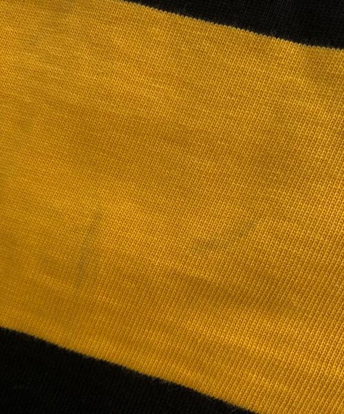 GUCCI（グッチ）GUCCI (グッチ) ポロシャツ イエロー×ブラック サイズ:XSの古着・服飾アイテム