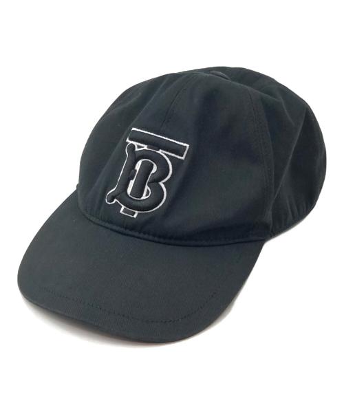 BURBERRY LONDON（バーバリーロンドン）BURBERRY LONDON (バーバリーロンドン) TWILL TB BASEBALL CAP ブラックの古着・服飾アイテム