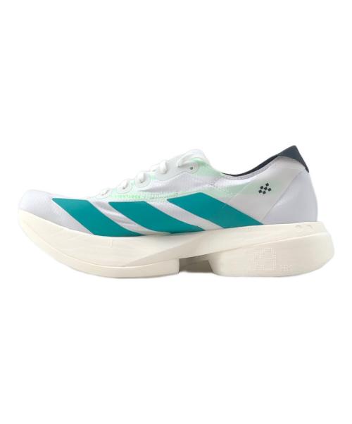 adidas（アディダス）adidas (アディダス) ランニングシューズ ホワイト×グリーン サイズ:26.5㎝ 未使用品の古着・服飾アイテム
