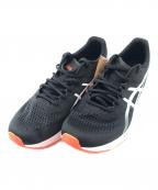 asicsアシックス）の古着「ランニングシューズ」｜ブラック×ホワイト