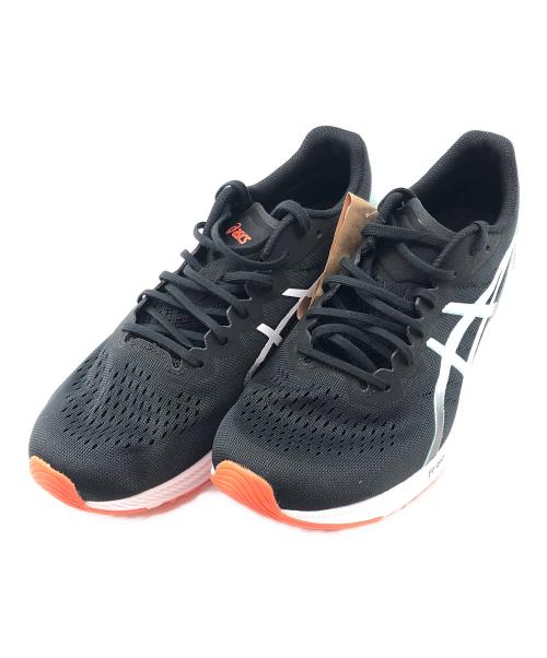 asics（アシックス）asics (アシックス) ランニングシューズ ブラック×ホワイト サイズ:26.5㎝ 未使用品の古着・服飾アイテム