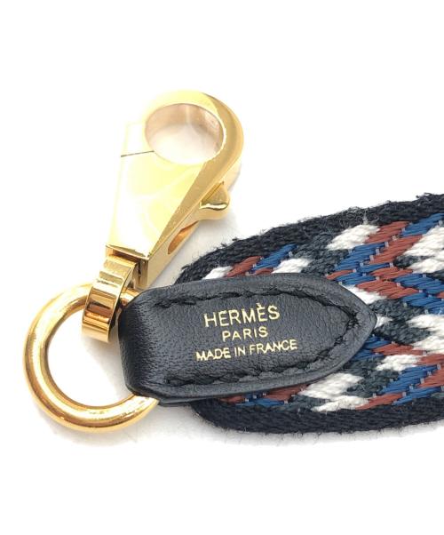 HERMES（エルメス）HERMES (エルメス) バンドリエール ネイビーの古着・服飾アイテム
