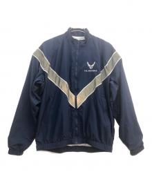 US AIR FORCE（ユーエスエアフォース）の古着「ジップジャケット」｜ネイビー×グレー