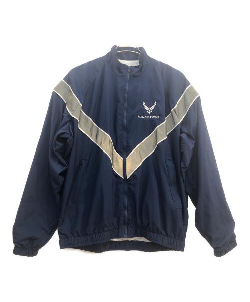 US AIR FORCE（ユーエスエアフォース）US AIR FORCE (US AIR FORCE) ジップジャケット ネイビー×グレー サイズ:Sの古着・服飾アイテム