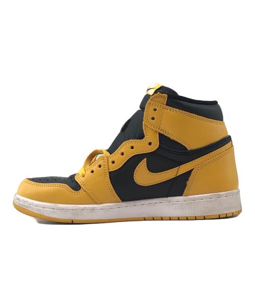NIKE（ナイキ）NIKE (ナイキ) AIR JORDAN 1 RETRO HIGH OG イエロー×ブラック サイズ:26.5㎝の古着・服飾アイテム