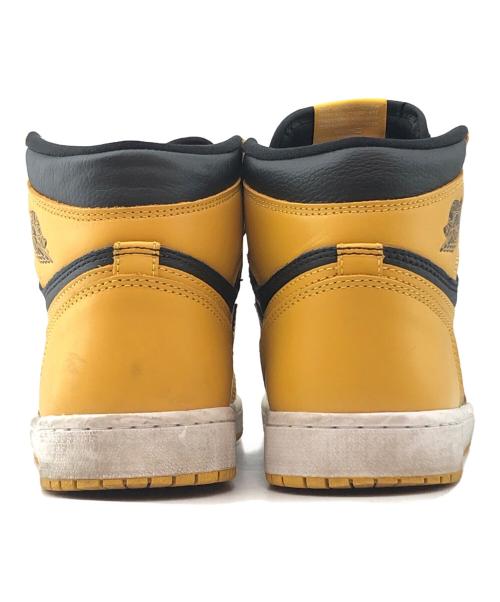 NIKE（ナイキ）NIKE (ナイキ) AIR JORDAN 1 RETRO HIGH OG イエロー×ブラック サイズ:26.5㎝の古着・服飾アイテム