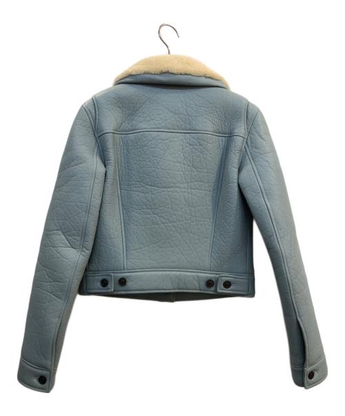 COACH（コーチ）COACH (コーチ) ムートンジャケット スカイブルー サイズ:XSの古着・服飾アイテム