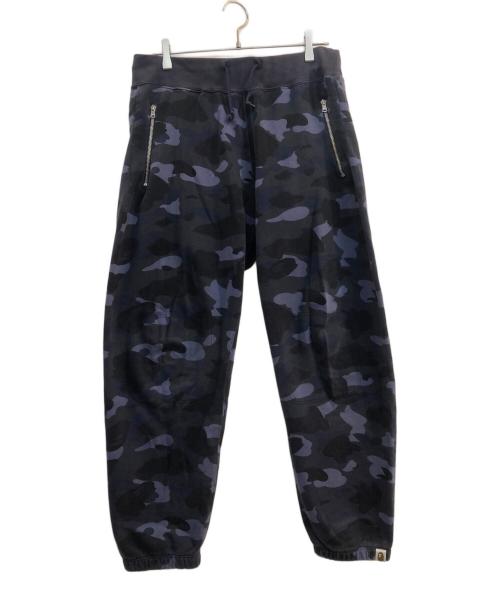 A BATHING APE（ア ベイシング エイプ）A BATHING APE (ア ベイシング エイプ) スウェットパンツ ネイビー サイズ:Mの古着・服飾アイテム