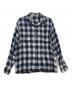 STANDARD CALIFORNIA（スタンダードカリフォルニア）の古着「長袖チェックシャツ」｜ブルー×ホワイト